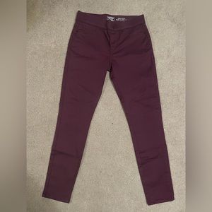 Purple Levi Skinny Stretch Jeans